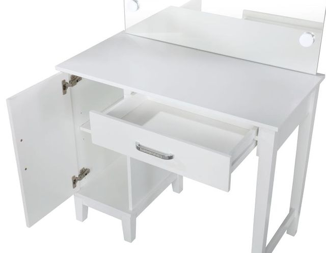 Coaster® Elijah 3-Piece Dark Gray/White Vanity Set with LED Lights-3