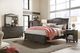 aspenhome® Oxford Peppercorn California King Sleigh Bed-1