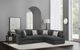 Coaster® Serene 4-Piece Charcoal Modular Sectional-1