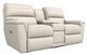 La-Z-Boy® Ava Ivory Power Reclining Loveseat with Console, Headrest, and Lumbar-0