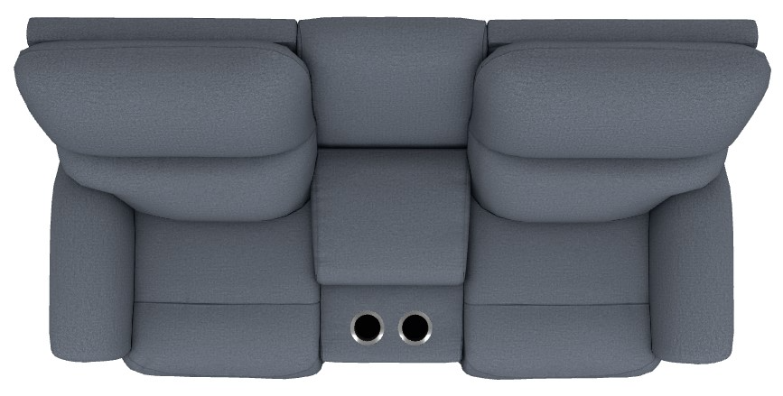 La-Z-Boy® Brooks Midnight Power Reclining Loveseat with Console