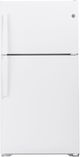GE® 33" 21.9 Cu. Ft. White Top Freezer Refrigerator-0