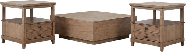 Liberty Furniture Artisan Home 3-Piece Sienna Stone Occasional Table Set-0