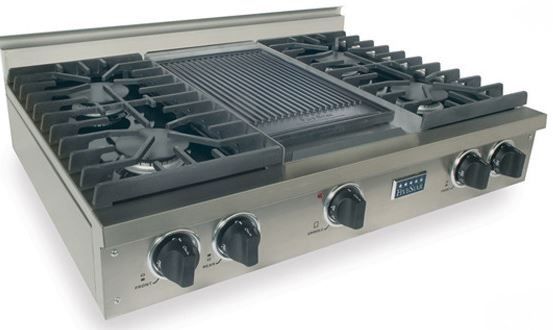 FiveStar 36" Stainless Steel Gas Cooktop-1