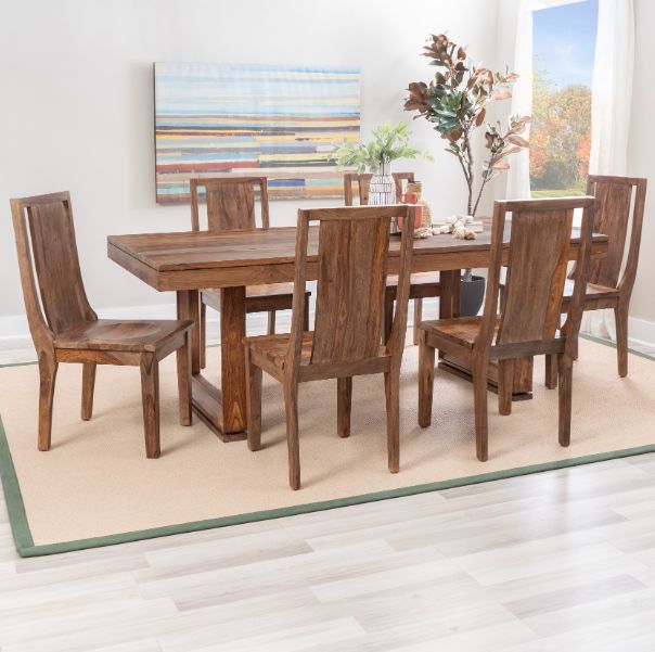Coast2Coast Home™ Nealon 7-Piece Brown Dining Set-1