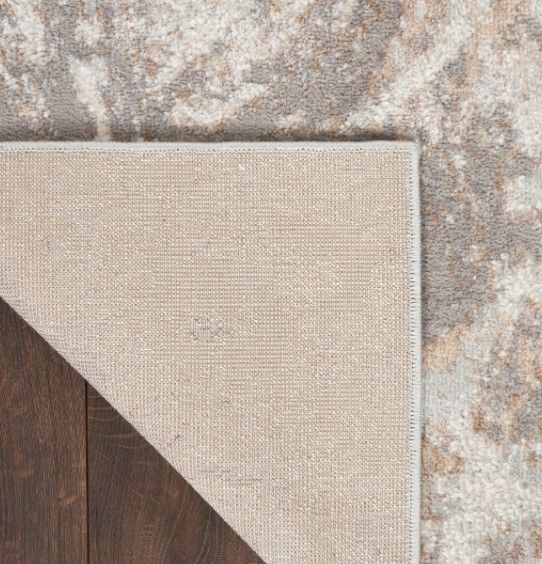 Nourison Home™ Elation Ivory Gray 5'x7' Style 3 Area Rug-2
