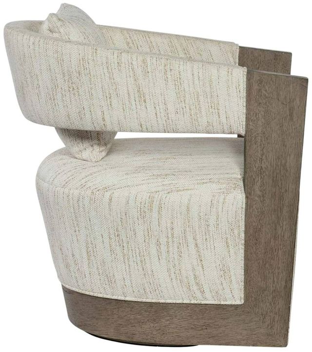 Hooker® Furniture CC Calloway Peak Daphne Parchment-Mink Swivel Chair-2