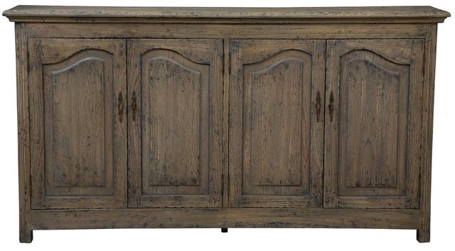 Furniture Classics Hughes Distressed Gray Brown Server-2