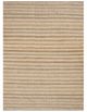 A & B Home Brown 8'x10' Jute Rug with Shuttle Weave Durrie-1