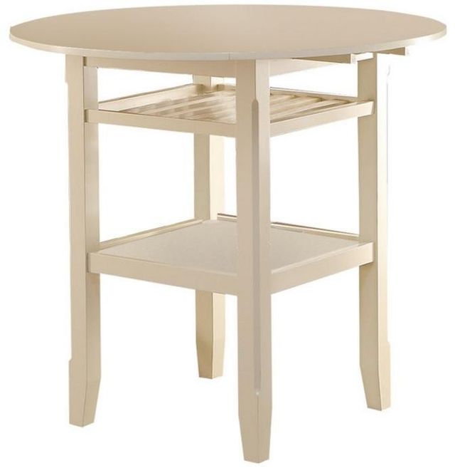 ACME Furniture Tartys Cream Counter Height Dining Table-0