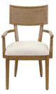 Martin Furniture Quincy Golden Brown/Off-White Arm Chair-0