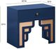 TOV Furniture Suzie Navy 26" Nightstand with Drawer-2