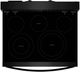 Whirlpool® 30" Black Freestanding Electric Range with Air Cooking Technology-1