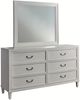American Woodcrafters 1210 Dunescape 3-Piece White Queen Bedroom Set-3