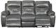 Mazin Furniture Primus Grey Power Reclining Sofa with Drop-Down Table-2