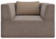 Caracole® Marbella Gray Accent Chair with Lucent Bronze Base-1