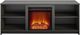 Ameriwood Home Mainstays Courtland Espresso 65'' Eletric Fireplace Media Console-1