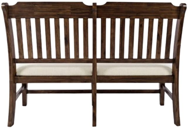 Jofran Inc. Bakersfield Beige/Brown Dining Bench-2