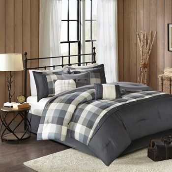 Olliix by Madison Park 6 Piece Grey Full/Queen Ridge Reversible Herringbone Coverlet Set-2