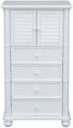 Cottage Creek Furniture Beachfront White Gentleman's Chest-1