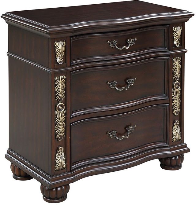 New Classic® Home Furnishings Maximus Madeira 5-Piece Queen Bedroom Set with Chest and Nightstand-3