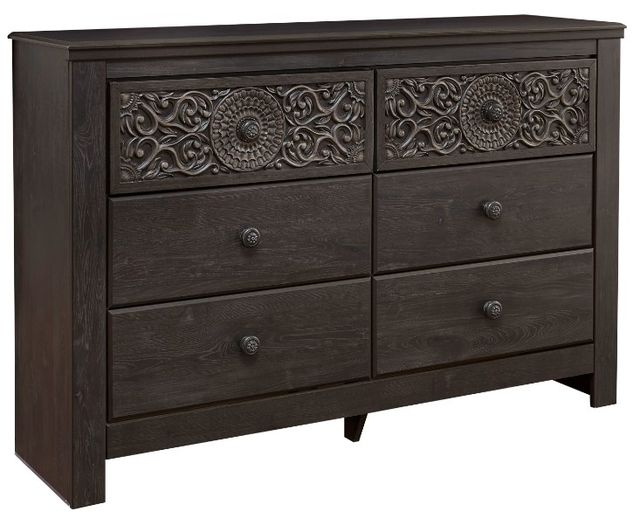 Signature Design by Ashley® Paxberry 2-Piece Black King Panel Bed Set-3