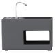 Elements International Valari Gray Nightstand-1