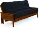 Night & Day Furniture™ Seattle Black Walnut Full Moon Glider Futon-0