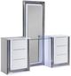 Global Furniture USA Ylime 3-Piece Smooth White Vanity Set-0