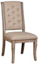 Furniture of America® Patience 2-Piece Beige/Rustic Natural Tone Side Chair Set-0