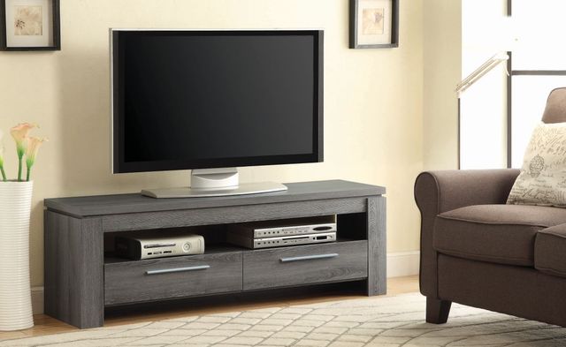 Coaster® Elkton Weathered Grey 2-Drawer TV Console-1