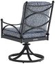 Tommy Bahama® Outdoor Pavlova Graphite Swivel Rocker Dining Chair-1