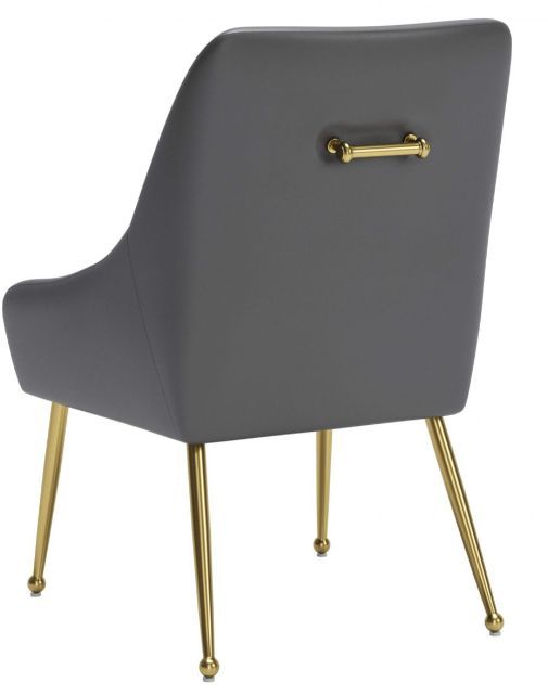 Zuo® Modern Maxine Gold/Gray Dining Side Chair-3
