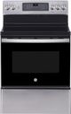 GE® 30" Stainless Steel Freestanding Electric Range-0