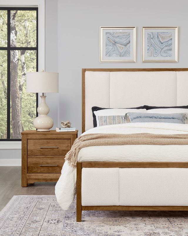 Artisan & Post by Vaughan-Bassett Crafted Cherry Bedroom by Ben & Erin Napier Medium/White California King Panel Bed-2