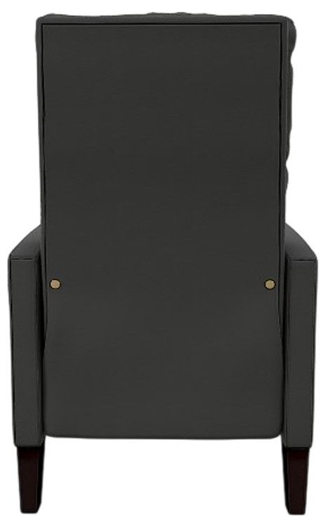Best® Home Furnishings Customizable Janae Leather Manual High Leg Recliner with Espresso Legs-3