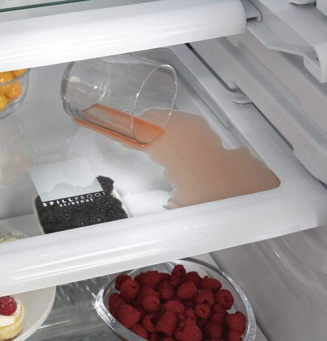 Café™ 36 in.  21.9 Cu. Ft. Stainless Steel Counter Depth Side by Side Refrigerator-6