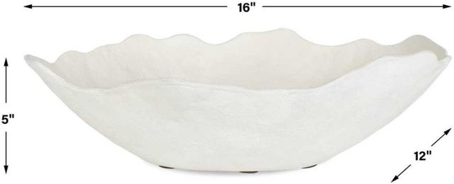 Uttermost® Obscura Warm White Outdoor Bowl-2