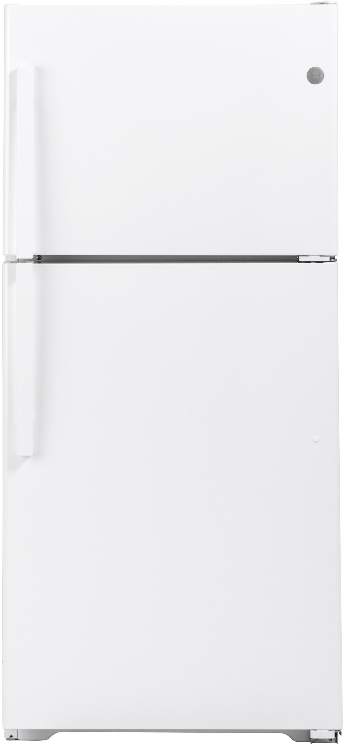 GE® 33 in. 21.9 Cu. Ft. White Top Freezer Refrigerator