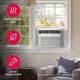 Frigidaire® 23,200 BTU's White Window Mount Air Conditioner with Supplemental Heat-5