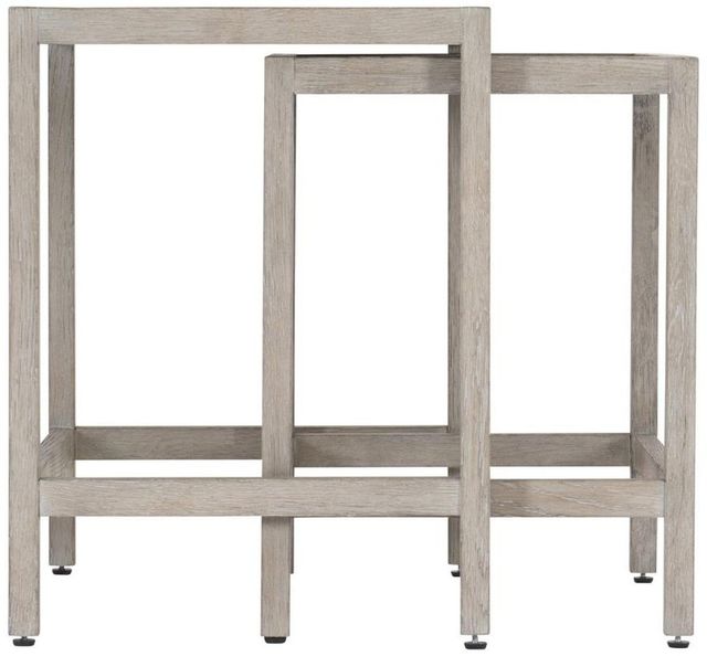 Bernhardt Albion Pewter Nesting Table-2