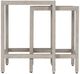 Bernhardt Albion Pewter Nesting Table-2