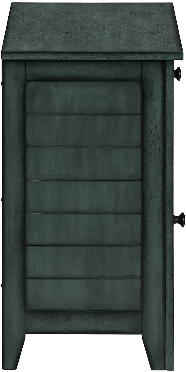 Monarch Specialties Inc. Antique Blue Accent Table-2