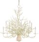 Currey & Company Seaward Natural Sand/White Coral Large Chandelier-0