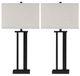 American Wholesale Furniture Aniela 2-Piece Bronze Lamp Set-0