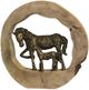 Stylecraft Brown Mother and Colt Sculpture-0