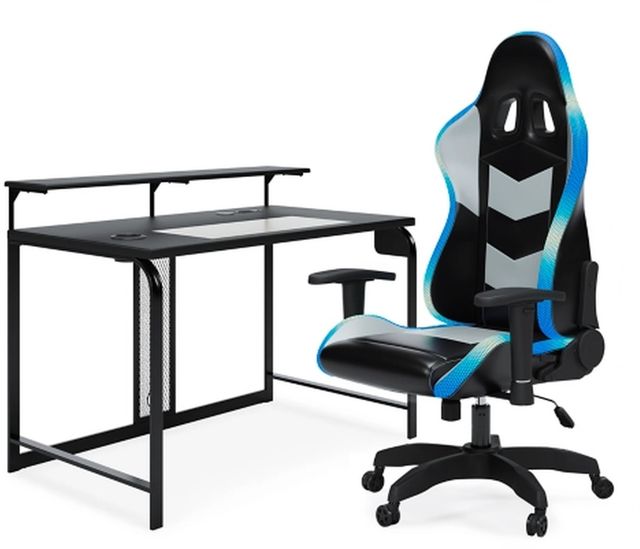 Signature Design by Ashley® Lynxtyn 2-Piece Black Home Office Set-0
