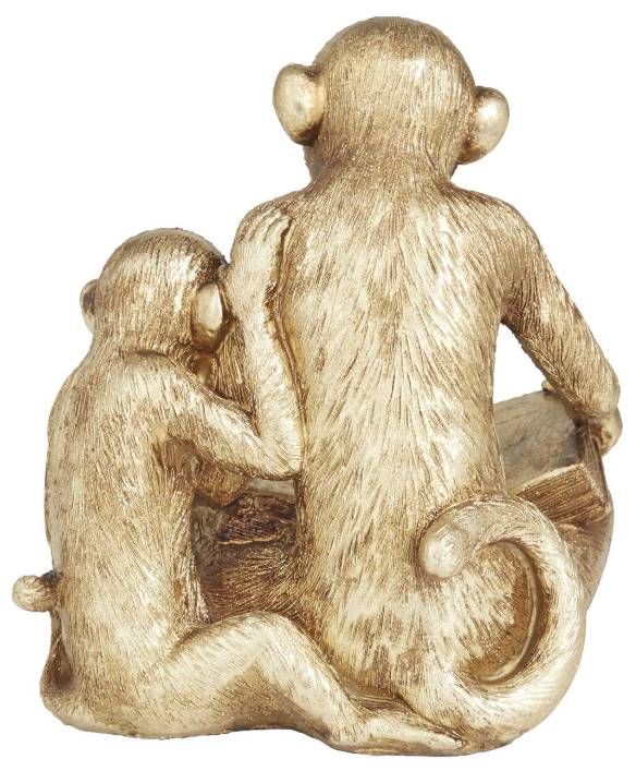 Deco Marche Gold Monkey Sculpture-2