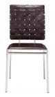 Zuo® Criss Cross Espresso Dining Chair-1