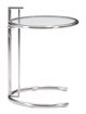 Zuo® Modern Eileen Glass Top  Side Table with Chrome Base -2